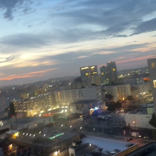 Downtown Los Angeles at dusk